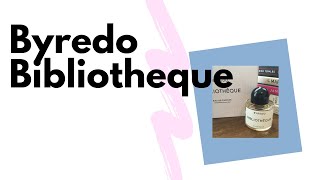 Byredo Bibliothèque  Niche Perfume Review [upl. by Jaine]