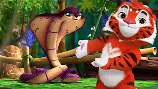 Leo and Tig  The Snake Charmer Episode 45 🦁 Cartoon for kids Kedoo Toons TV [upl. by Oiled]