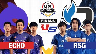 ECHO vs RSG PH  Game 3  FINALS  ONE Esports MPL Invitational 2023  Day 5 [upl. by Russon19]