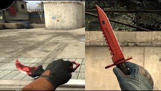 M9 Bayonet  Crimson Web Mw vs Karambit  Slaughter Fn [upl. by Gelman]