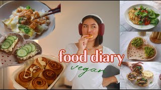 Food Diary  vegan ohne Restriktionen 🌱🍙🧁🍛 [upl. by Anyahs]