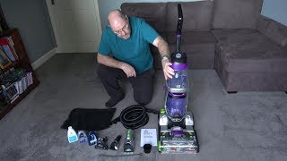 Bissell ProHeat 2X Revolution Pet Pro Review and Detailed Instructions Easy DIY carpet cleaning [upl. by Matthews664]