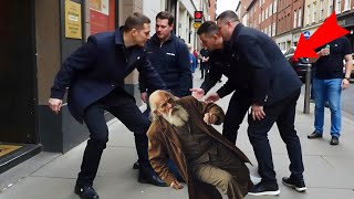 Street thugs assault a homeless man unknowing that he is exCIA [upl. by Daniell]