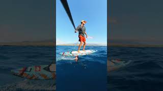 SUP Downwind Foiling with larryfoiler in Australia  Glide with Confidence Using RSPro Rail Saver [upl. by Hama187]