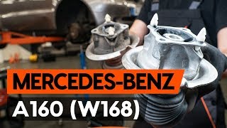 Wie MERCEDESBENZ A160 W168 Domlager vorne  Federbeinlager vorne wechseln TUTORIAL AUTODOC [upl. by Ahsieket]