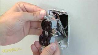 How to Replace a Standard Electrical Outlet For Dummies [upl. by Konstanze678]