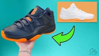 HOW TO PAINT PATENT LEATHERJORDAN 11S  FULL TUTORIAL [upl. by Kcirb597]