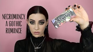 Necromancy Cosmetica Gothic Romance Palette Tutorial amp Review [upl. by Ferdie]