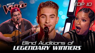 Legendary The Voice WINNERS’ Blind Auditions 🏆  Top 10 [upl. by Fonz]