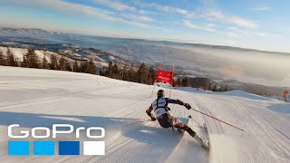 GoPro Giant Slalom FPV with Ted Ligety in 4K [upl. by Noonberg]