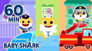 Baby Shark What Do You Want to Be  Compilation  Hero Police amp Doctor  Baby Shark Official [upl. by Ecirehs]