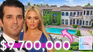 Donald Trump JR amp Kimberly Guilfoyle’s NEW 97M Florida Mansion  House Tour 2024 [upl. by Atokad]