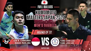 CarnandoMaulana INA vs LeeLee TPE  R32  Kumamoto Masters Japan 2024 [upl. by Sweyn]