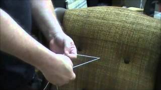 Upholstery Tufting Needle SyringeHow to [upl. by Ridley]