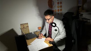 ASMR After hours Paperwork fly on the wall pov  FICTITIOUS RP [upl. by Otrebliw]