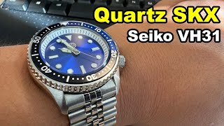 Quartz SKX  Seiko VH31  Miyota 2115 in NH35 case [upl. by Ahseneuq]