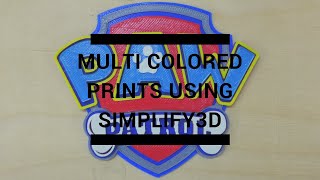 Multi Color Simplify3D Tutorial [upl. by Lion]