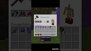 Making Deadpool armour trim in Minecraft shorts viralshorts minecraft [upl. by Inaflahk128]