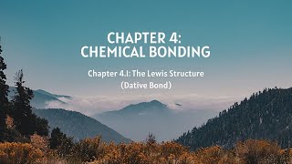 Matriculation Chemistry  Chapter 41 Dative Bond [upl. by Rodama]