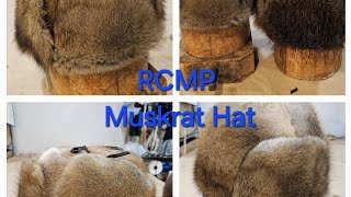 RMCP Mountie Muskrat Hat how to make [upl. by Barram725]