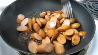 How To Make Sauteed Shoyu Teriyaki Weenies [upl. by Francene685]