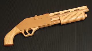 HD Pumpaction rubber band shotgun [upl. by Nelleeus207]