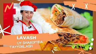 Lavash  uy sharoitida tayyorlash  Лаваш  рецепт приготовления [upl. by Cocke]