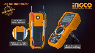 TESTER MULTIMETRO DIGITAL INGCO DM750 [upl. by Arquit119]