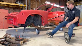 Metal Work Begins Porsche 914 Restoration [upl. by Etnahsal]