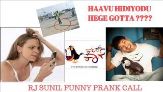 RJ Sunil  HaavuShamgeKaage  SuperHits  FunnyPrankCall  ColorKaage [upl. by Eihs912]