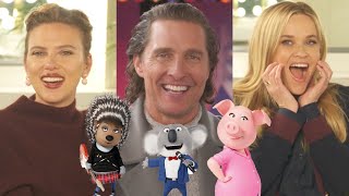 SING 2 Cast Interview  Reese Witherspoon Scarlett Johansson amp Matthew McConaughey Talk New Sequel [upl. by Conte]