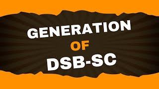 Generation of DSBSC Using Balanced Modulator  Analog Communication  Lecture  18  Brainbox [upl. by Huba664]