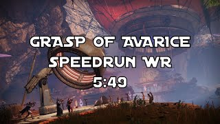 Grasp of Avarice Speedrun WR 549 [upl. by Eenaj897]