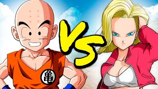 Krillin VS Android 18 l Who is strongest [upl. by Marvella531]