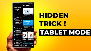 Hidden Trick  Turn your Android phone into Tablet [upl. by Swec754]