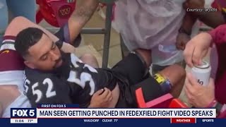 Ravens fan assaulted in viral FedEx Field brawl breaks silence [upl. by Carla628]