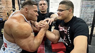 HULK BODYBUILDER VS SCHOOLBOY ARM WRESTLING 2023 [upl. by Ssecnirp]