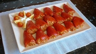 Pimientos del piquillo rellenos de atún Receta paso a paso de Carmen Cárdenas [upl. by Asilam]