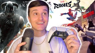 ASMR Gaming  Relaxing PS5 Gameplay Marvel Rivals Fortnite Skyrim [upl. by Dumah286]