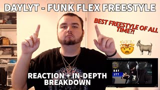 DAYLYT FUNKFLEX FREESTYLETHIS IS WHY THEY DIDNT UPLOAD IT FIRST REACTION  BREAKDOWN THE GOAT [upl. by Urbana]