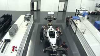 Time lapse Preparation of race cars for overseas transport  Sauber F1 Team [upl. by Remoh]