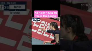 Ko He jin  Jung Ho young Red Sparks kohejin junghoyoung [upl. by Nirret265]