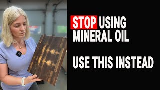 STOP using mineral oil on your cutting boards Use THIS instead [upl. by Fonda351]