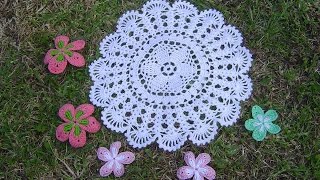 Como Aprender a tejer carpeta Fácil a crochet paso a paso DIY parte 12 [upl. by Suirtimid]