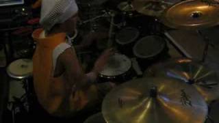 FloRida LOW Drum Cover Halloween Party [upl. by Anoet]