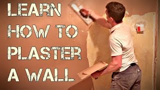 How To Plaster A Wall  Plastering For Beginners [upl. by Dlanor]