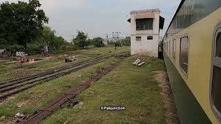 Wazirabad Junction Railway Station and Arrival of 47UP Rehmanbaba Express wazirabad [upl. by Luapleahcim]