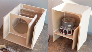 DIY 12 inch Subwoofer Box  BudgetFriendly Build [upl. by Malvia]