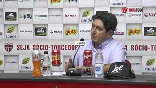 ENTREVISTA COLETIVA Gerson Engracia Garcia  presidente  26092018 [upl. by Dincolo]