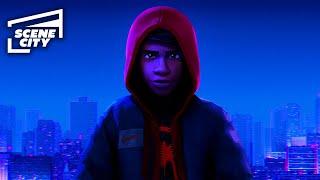 Miles Morales Becomes SpiderMan Scene  SpiderMan Into the SpiderVerse 2018 Movie CLIP HD [upl. by Htessil]